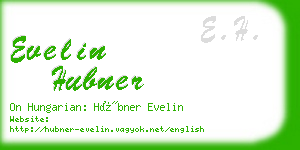 evelin hubner business card